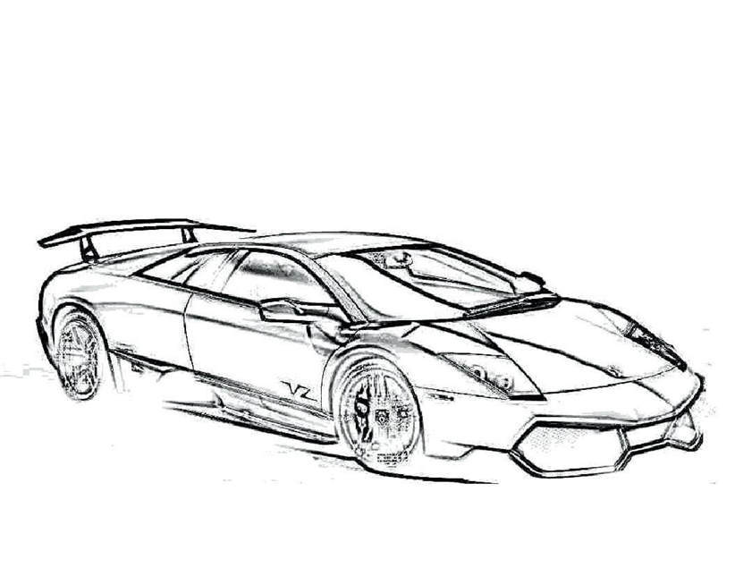 Lamborghini Coloring Pages Reventon - Free Printable Coloring Pages