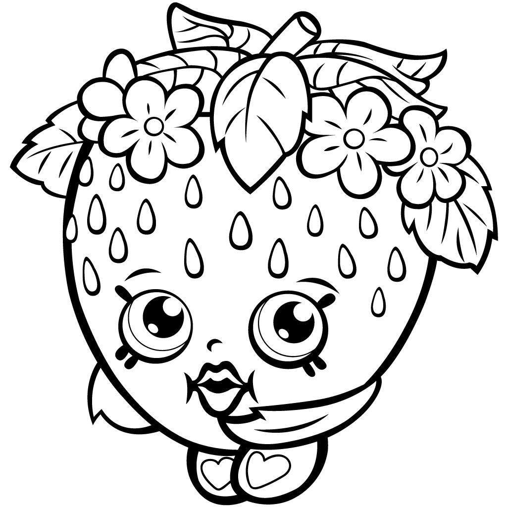 Free Shopkins Coloring Pages Simple Coloring Book Apple Blossom 996 printable
