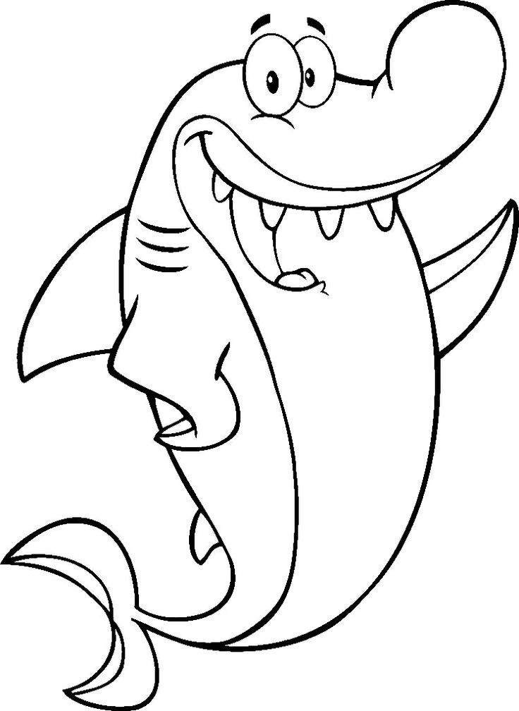 Baby Shark Coloring Page - childrencoloring.us