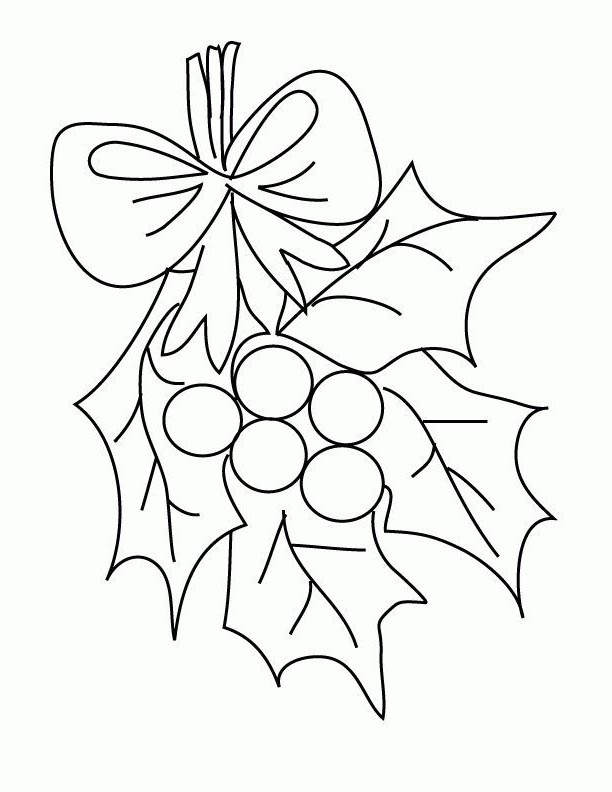 mistletoe-coloring-pages