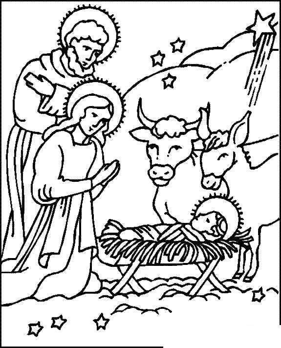 Nativity Coloring Web pages Printable Down load Xmas Tale image about Free Printable Christmas Story called Nativity Coloring Webpages Printable Down load Xmas Tale