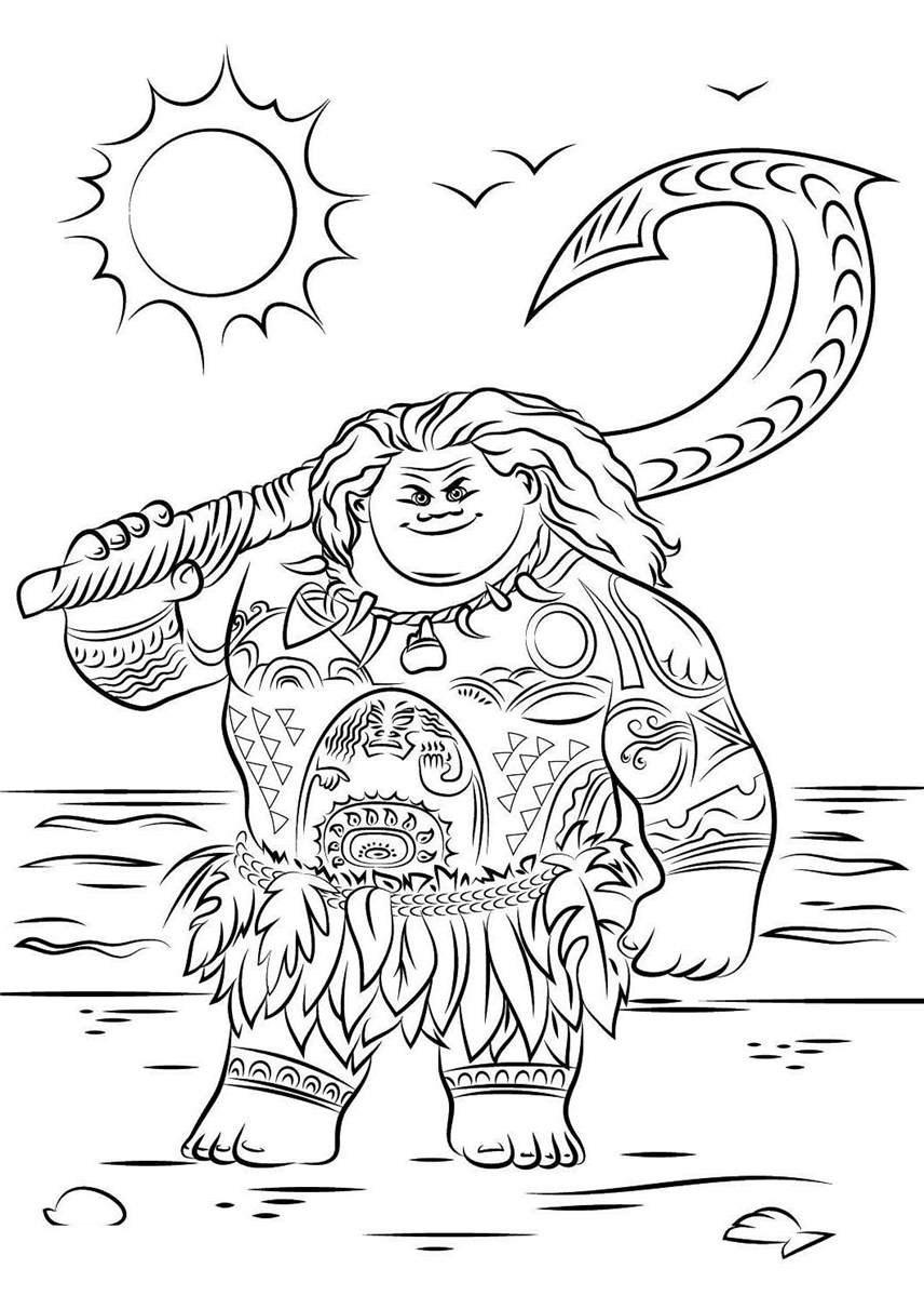 Printable Moana Coloring Internet pages 24 for Boys - No cost Printable photo about Moana Printable Coloring Pages known as Printable Moana Coloring Webpages 24 for Boys - No cost Printable