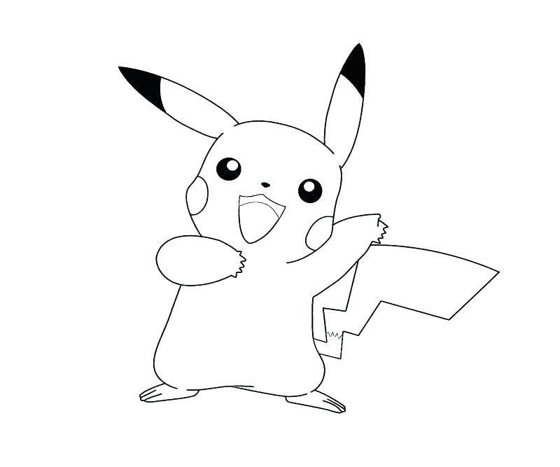 Free Printable Pikachu Coloring Pages Entertaining Drawings printable