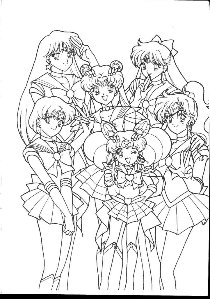 Ladies versus Sailor Moon Coloring Internet pages - Cost-free Printable photograph relating to Sailor Moon Coloring Pages Printable titled Women of all ages towards Sailor Moon Coloring Internet pages - No cost Printable
