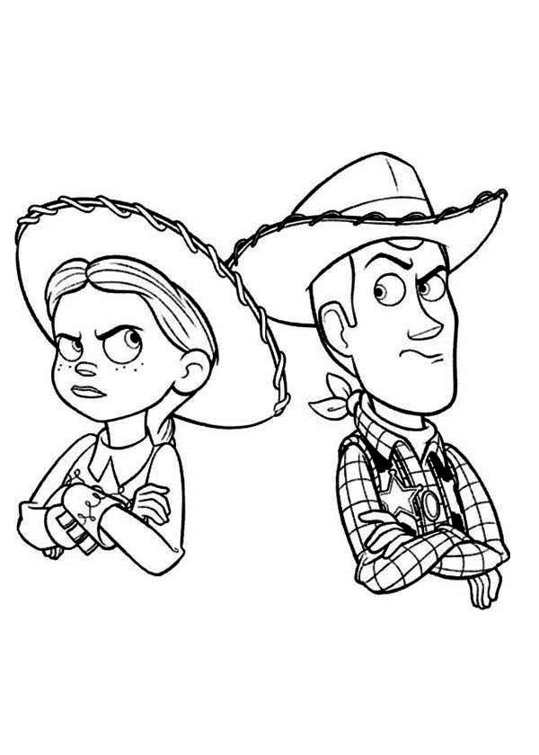 Toy Story Coloring Pages Simple Printable Jessie Woody 453 Toy Story Coloring Pages Simple Printable Jessie Woody 453