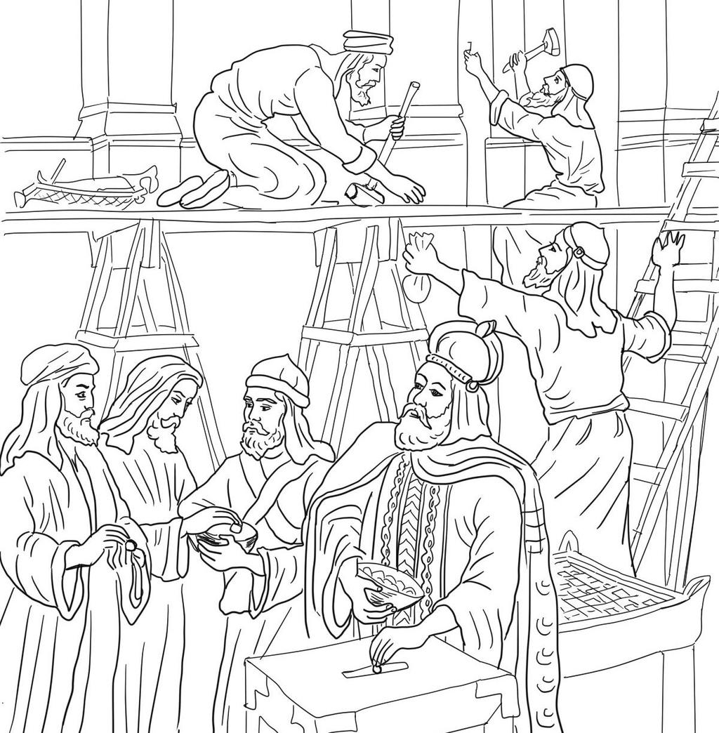 Jeremiah Scroll Coloring Page Coloring Pages