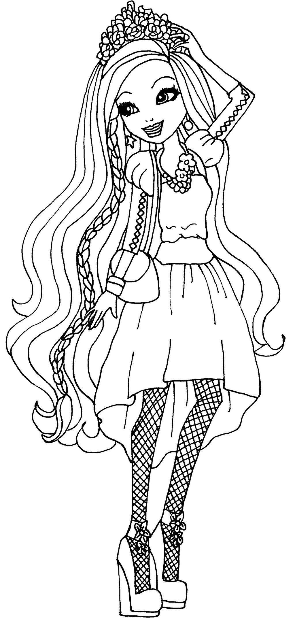 4300 Ever After High Coloring Pages Apple White Images & Pictures In HD