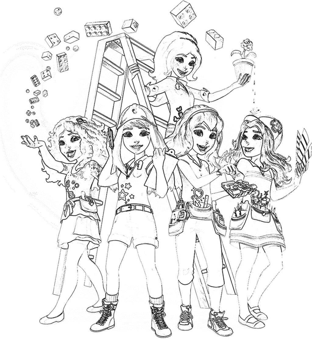 7400 Coloring Pages Lego Friends , Free HD Download