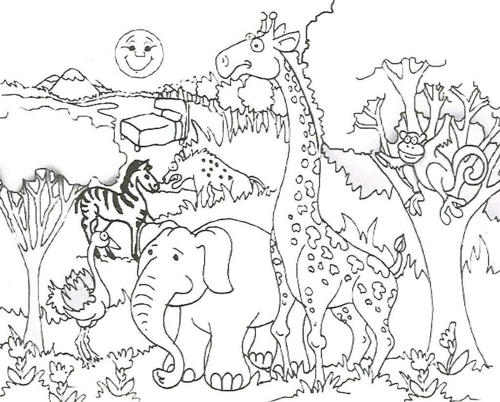 57 Printable Coloring Pages Animals Jungle Pictures 57 Printable Coloring Pages Animals Jungle Pictures
