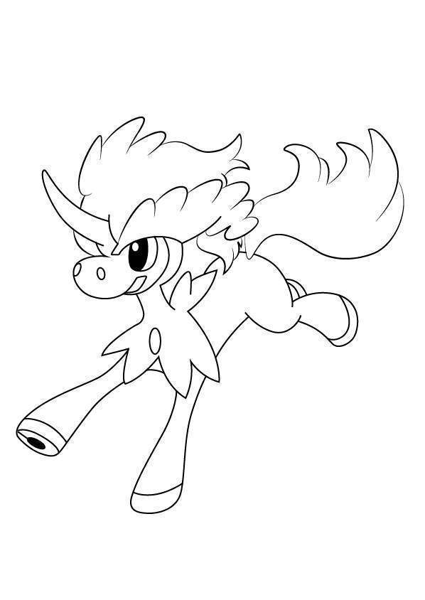 Free Keldeo from Pokemon Coloring Pages printable