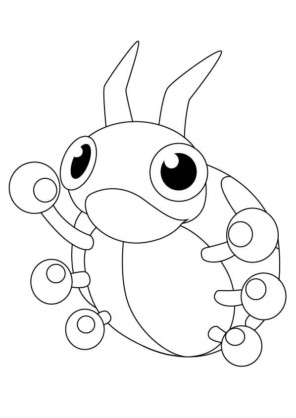 Free Ledyba from Pokemon Coloring Pages printable