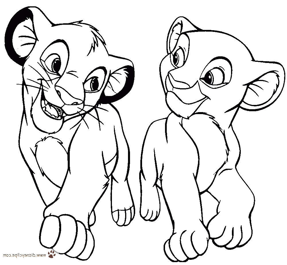 Lion King Coloring Pages - Learny Kids