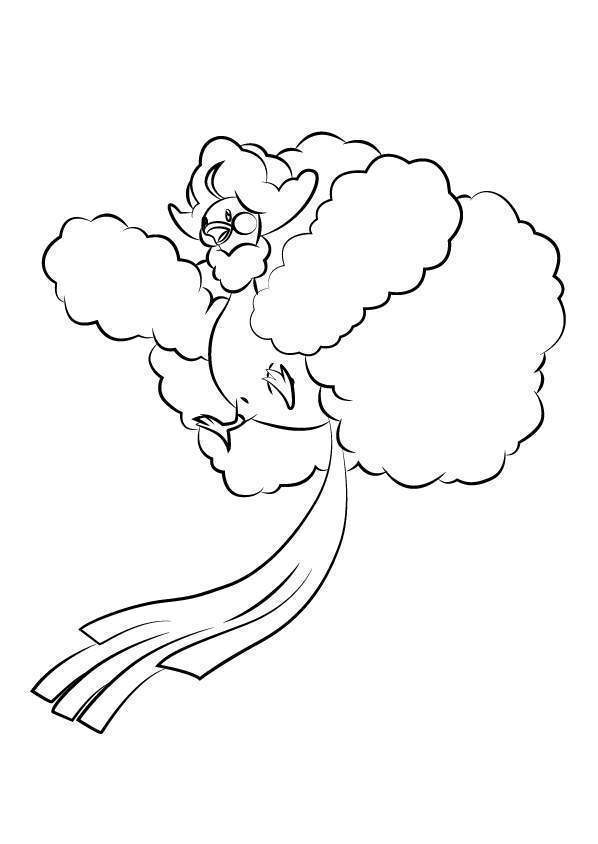 Free Mega Altaria from Pokemon Coloring Pages printable