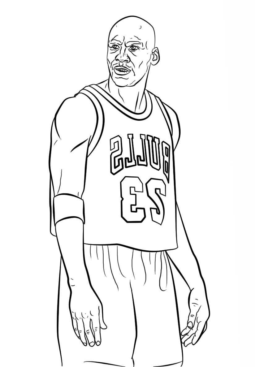 Free Printable Michael Jordan Coloring Pages