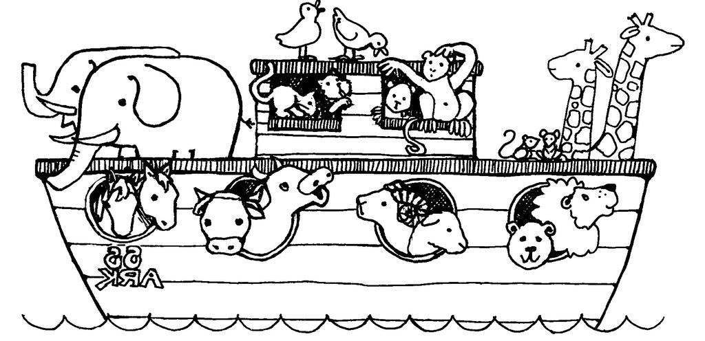 Free Printable Coloring Pages Noahs Ark - Kids and Adult Coloring Pages
