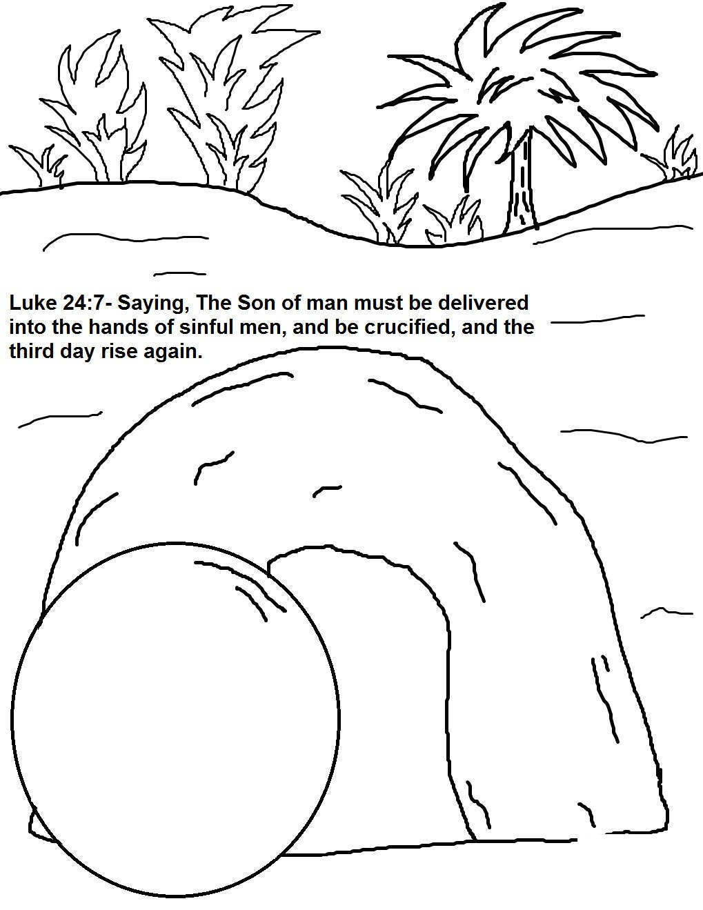 religious easter coloring pages