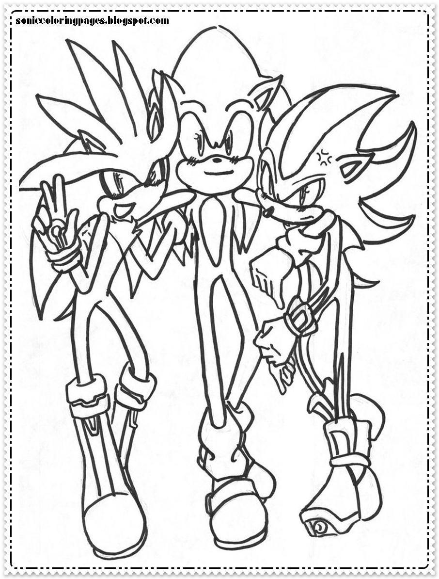 Metal Sonic Coloring Pages Print Sketch Coloring Page