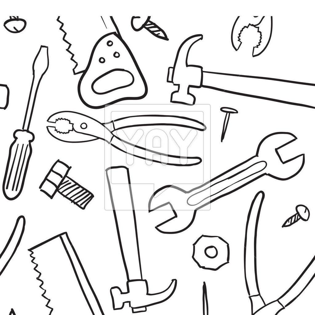 Carpenter Tools Coloring Pages Coloring Pages