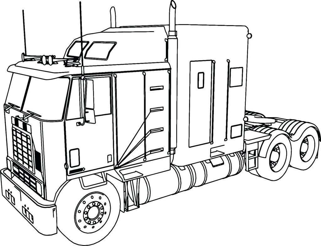 Download 75+ Coloring Pages Of Trucks And Trailers - cool wallpaper
