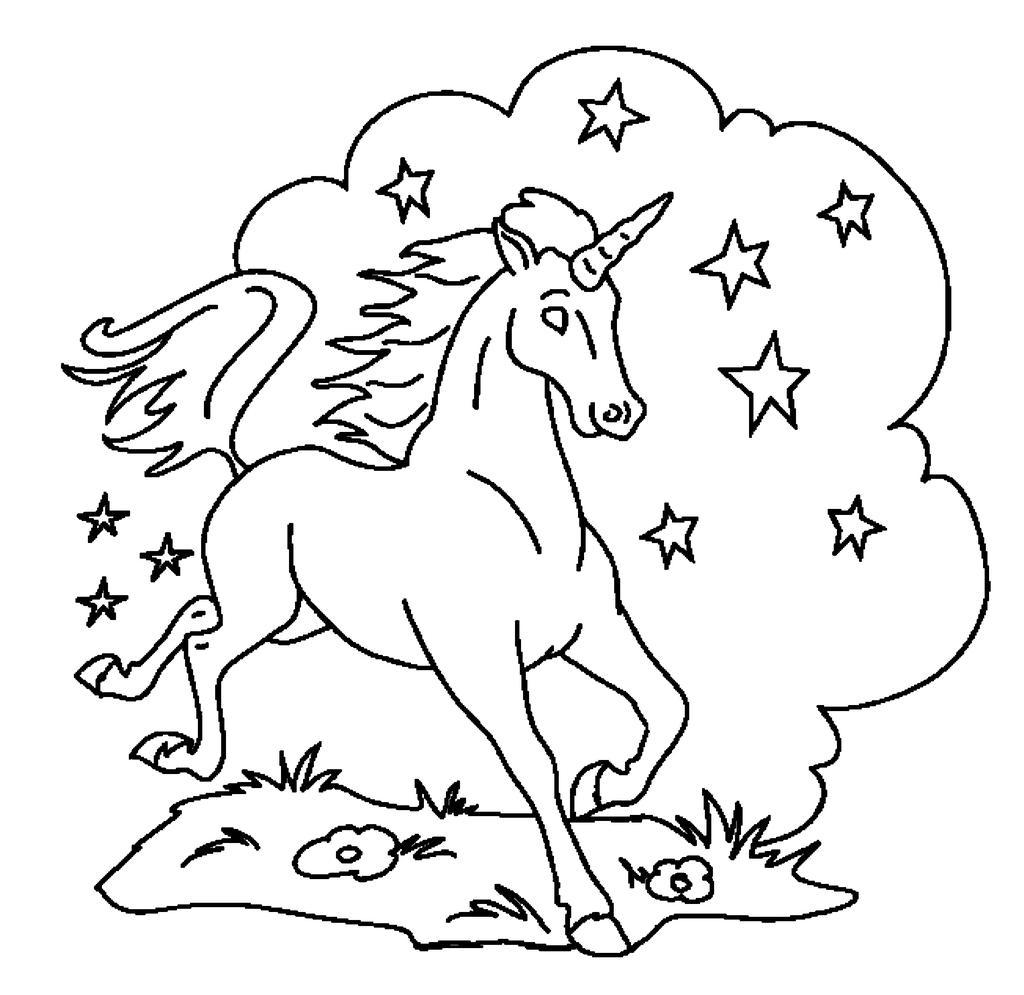 510 Free Unicorn Coloring Pages For Kindergarten  Images