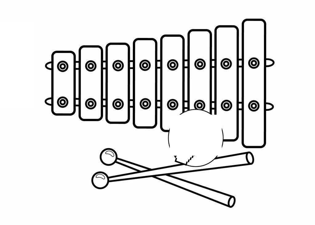 880 Top Coloring Pages Xylophone Pictures 880 Top Coloring Pages Xylophone Pictures