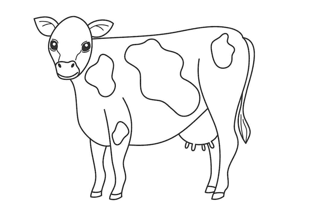 77 Top Coloring Page Milking Cow For Free