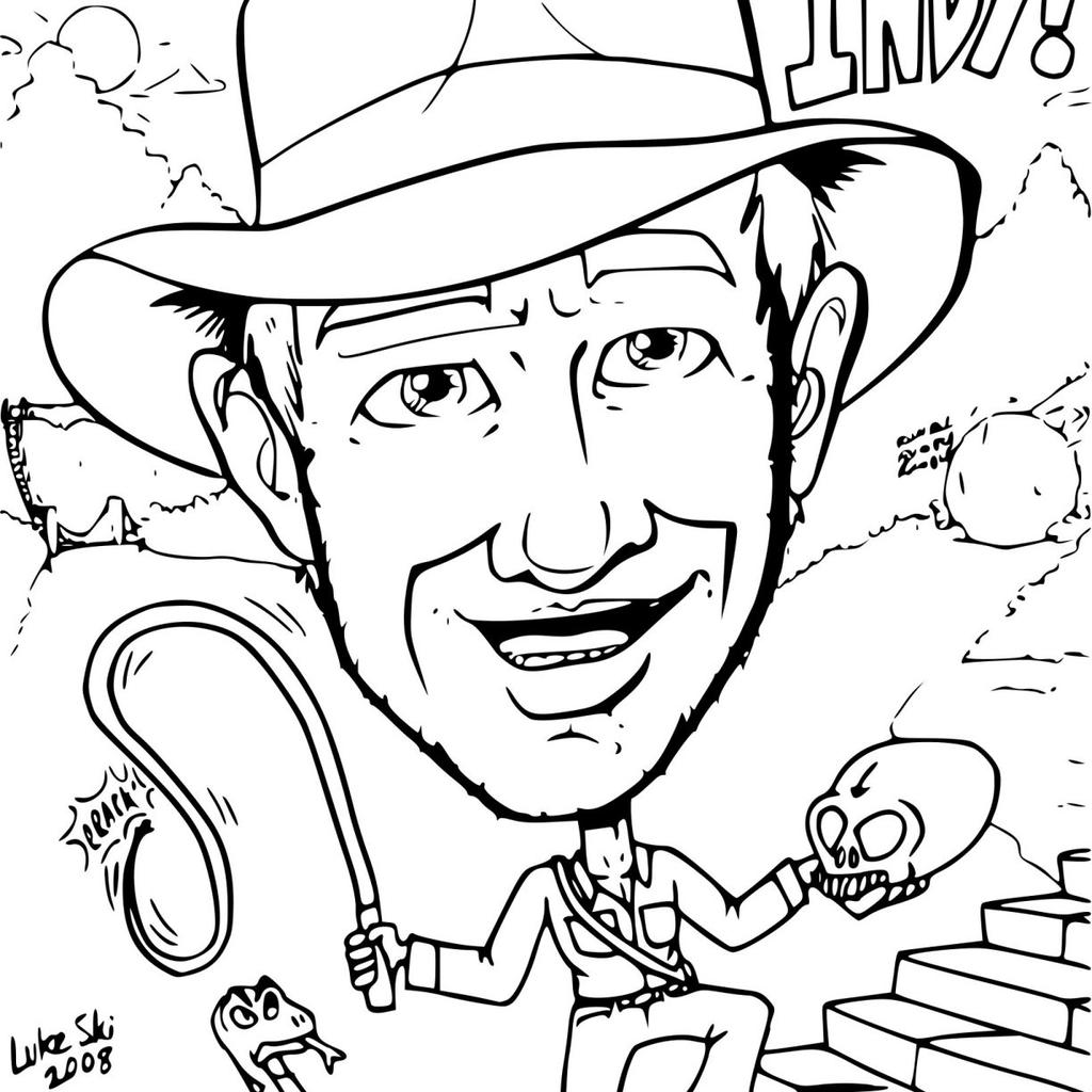 Lego Indiana Jones Coloring Page Coloring Pages