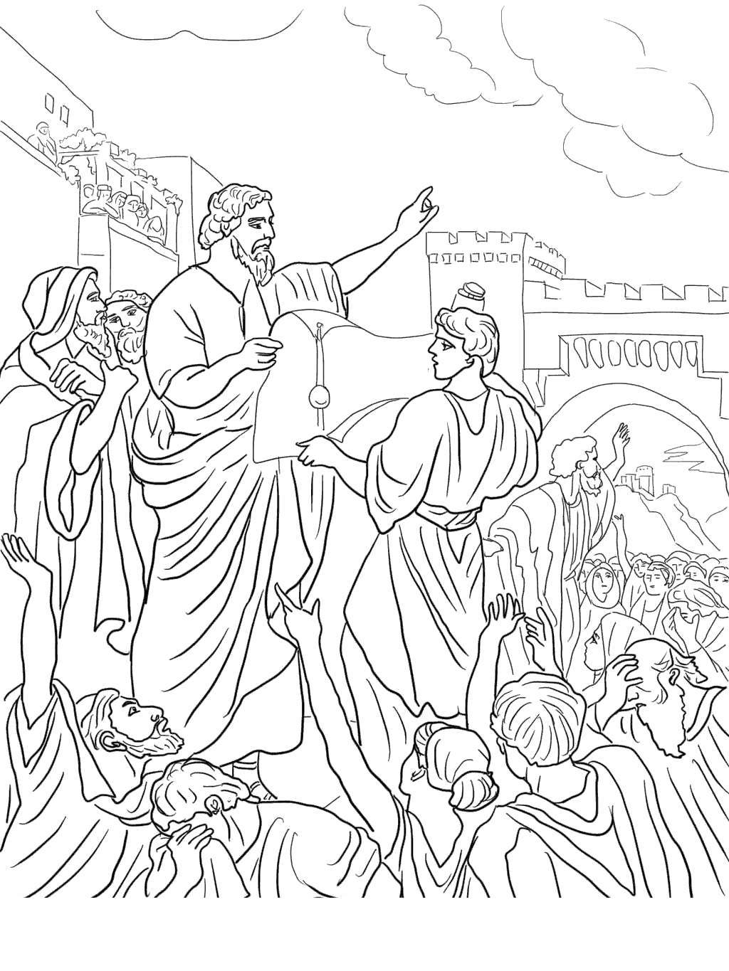 26 best ideas for coloring | Coloring Page Of Nehemiah Rebuilding The Wall