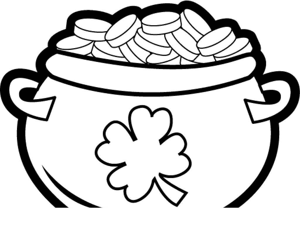 Pot Gold Coloring Webpages Visuals - Totally free Printable Coloring Webpages photo about Pot of Gold Printable titled Pot Gold Coloring Webpages Shots - Absolutely free Printable Coloring Web pages