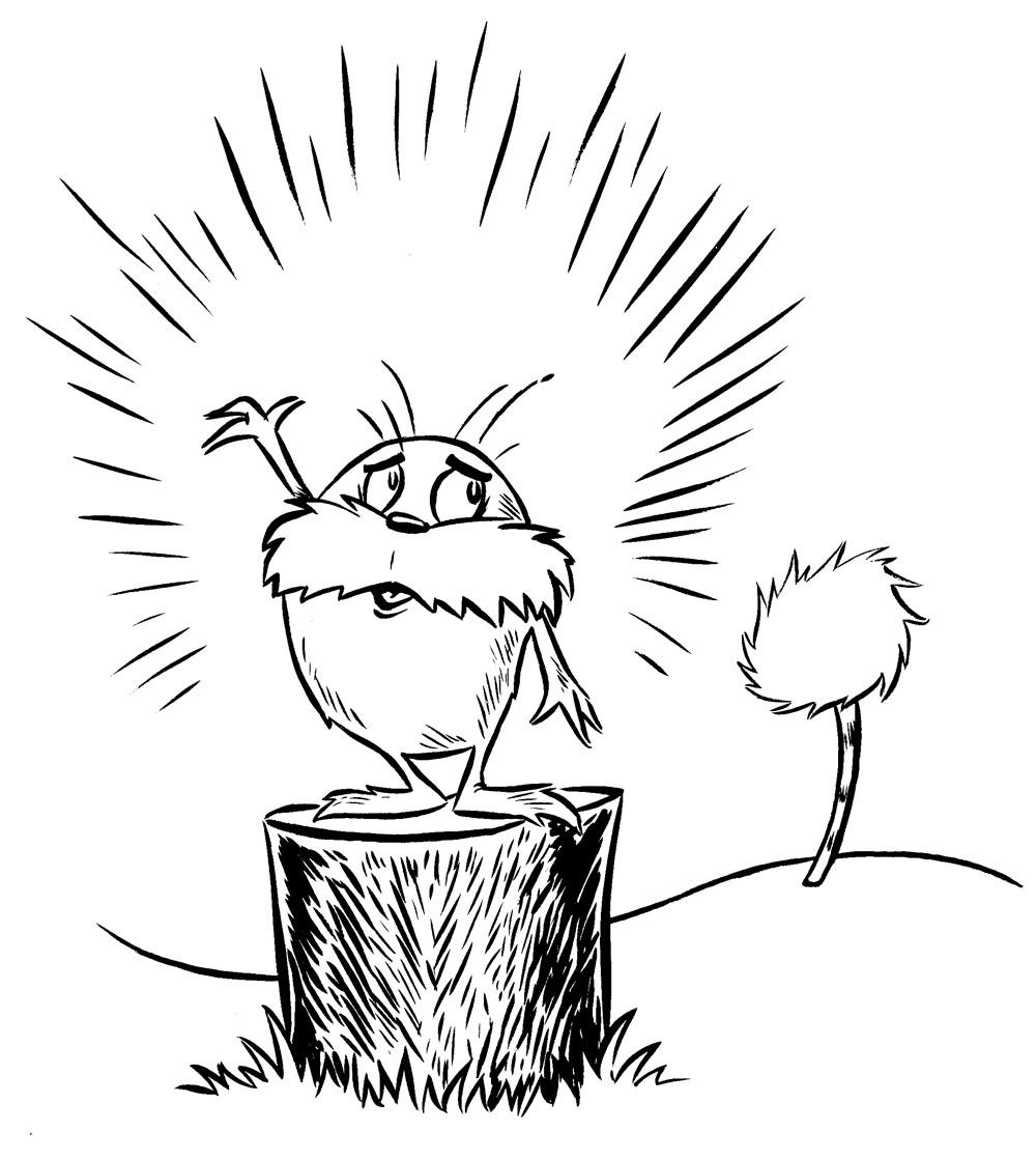 The Lorax Coloring Webpages Wished-for Stunning - Free of charge Printable photo relating to Lorax Printable referred to as The Lorax Coloring Webpages Wished-for Attractive - Cost-free Printable