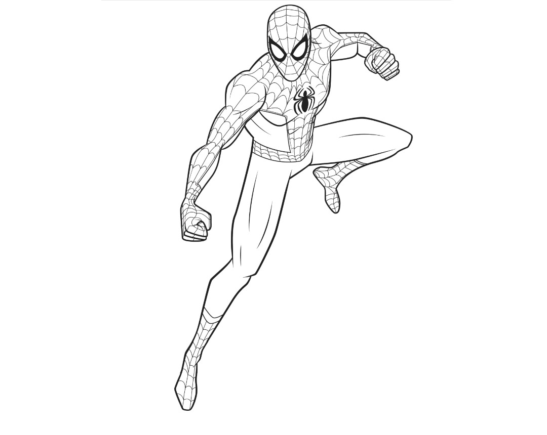 Spider Man Across The Spider Verse Coloring Sheet Free Printable 