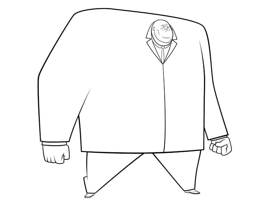 Free Spider Man Into the Spider Verse Coloring Pages Kingpin printable