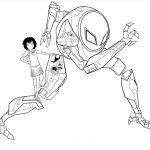 Spider Man Into the Spider Verse Coloring Pages Spider ...