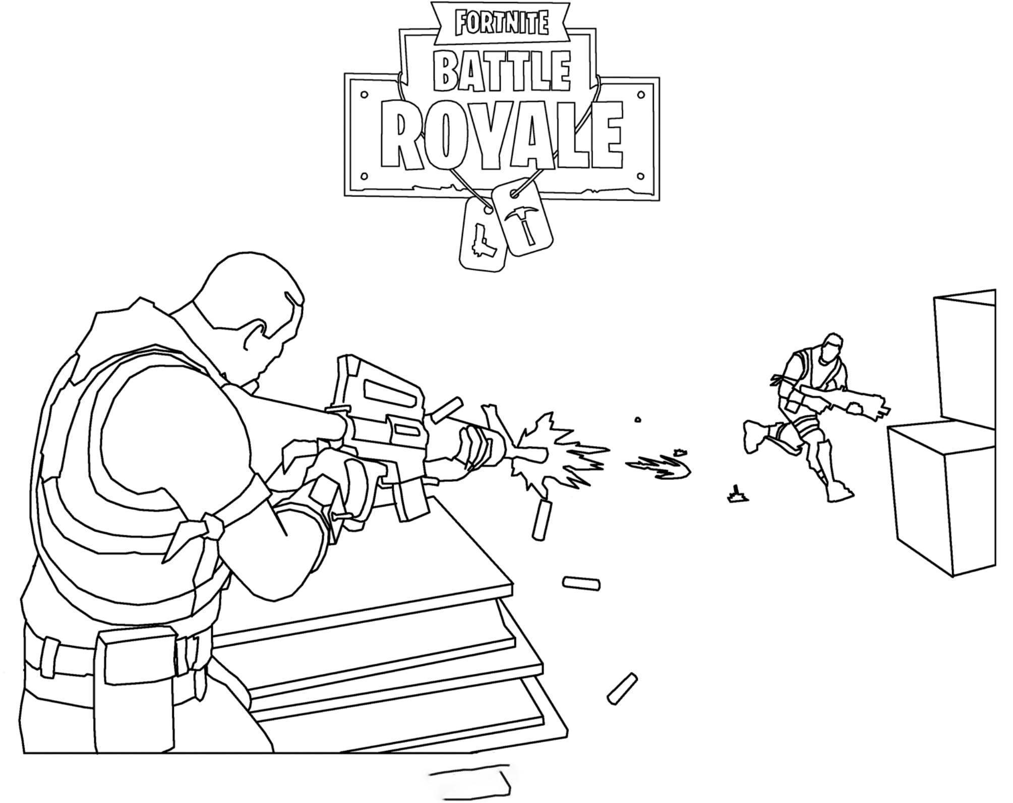 Free Easy Fortnite Skin Coloring Pages Scene Coloring Sheets printable