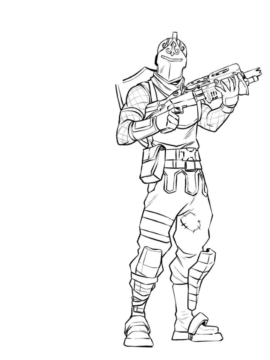 Free Free Fortnite Skin Coloring Pages 42 Fan Art printable
