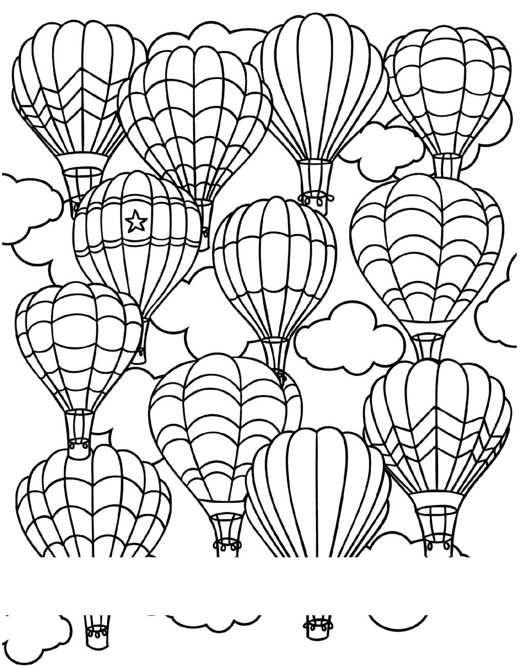 98 Top Coloring Pages Air Balloons Pictures 98 Top Coloring Pages Air Balloons Pictures