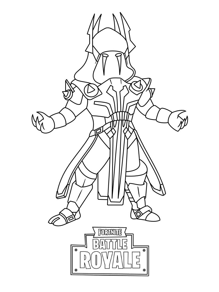 Printable Fortnite Skin Coloring Pages 77 Fan Art - Free Printable