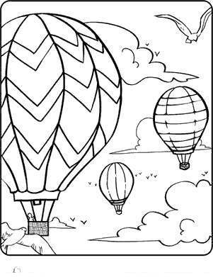 7700 Top Hot Air Balloon Coloring Pages Free Printable  Images