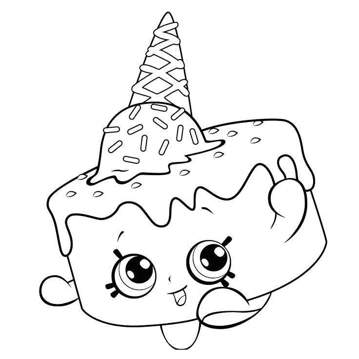 Unicorn Cake Coloring Pages for Girls - Free Printable Coloring Pages