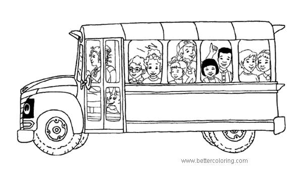 600 Coloring Pages Magic School Bus Images 600 Coloring Pages Magic School Bus Images