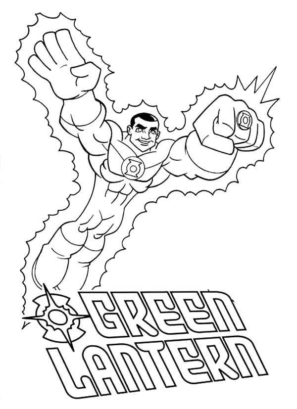 Free Free Green Lantern Coloring Pages Hand Sketch printable
