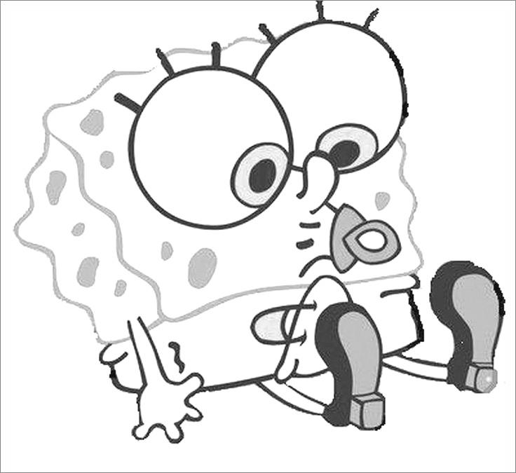Free Free Squidward Coloring Pages Sketch printable