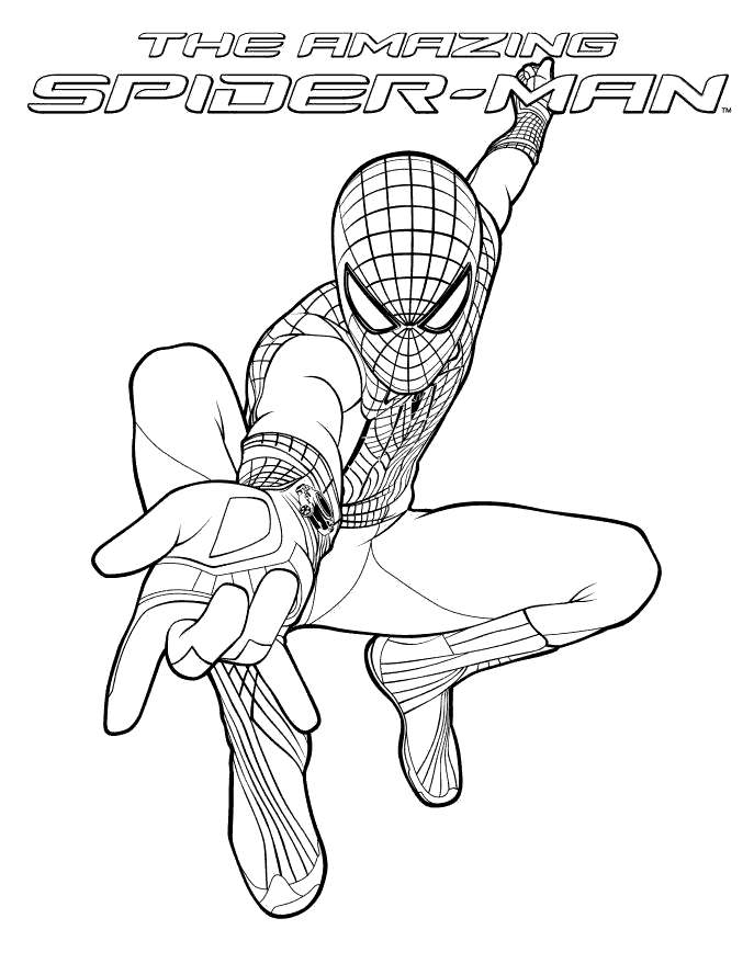 Free Iron Spider Coloring Pages DC Characters printable