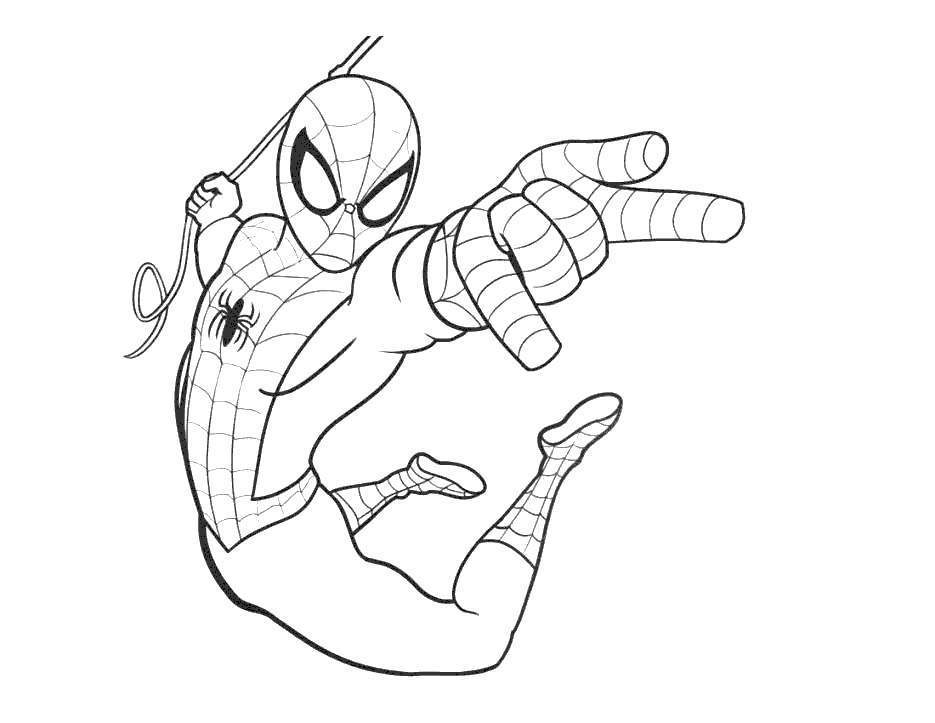 Free Iron Spider Coloring Pages Fighting for Kids printable