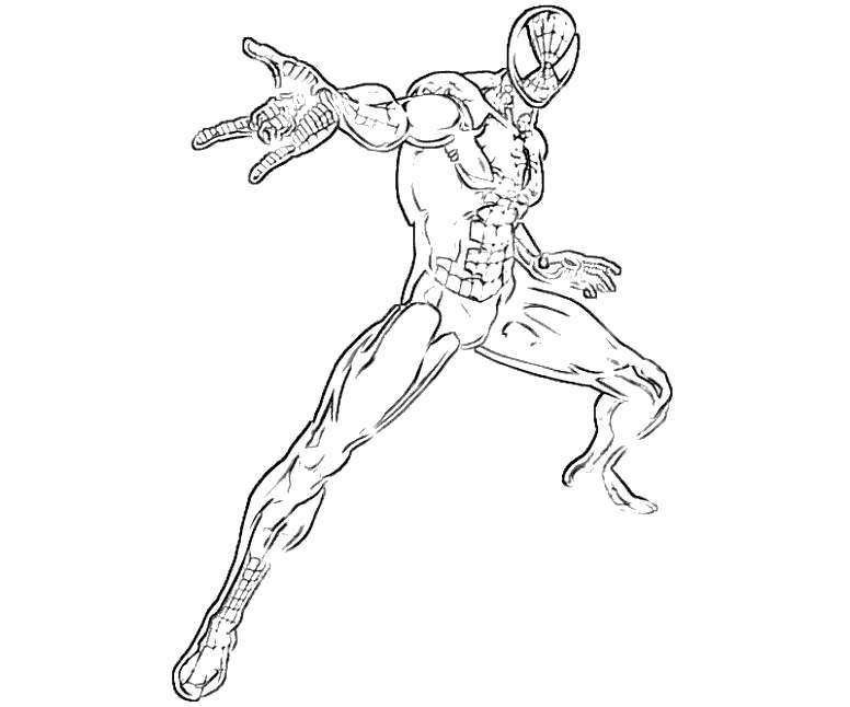 Free Iron Spider Coloring Pages Of Spider Man printable