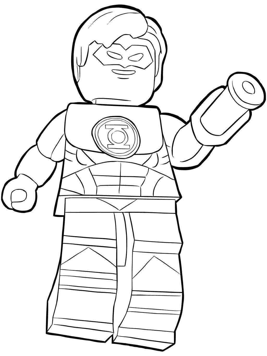 Download Lego Green Lantern Coloring Pages - Free Printable Coloring Pages