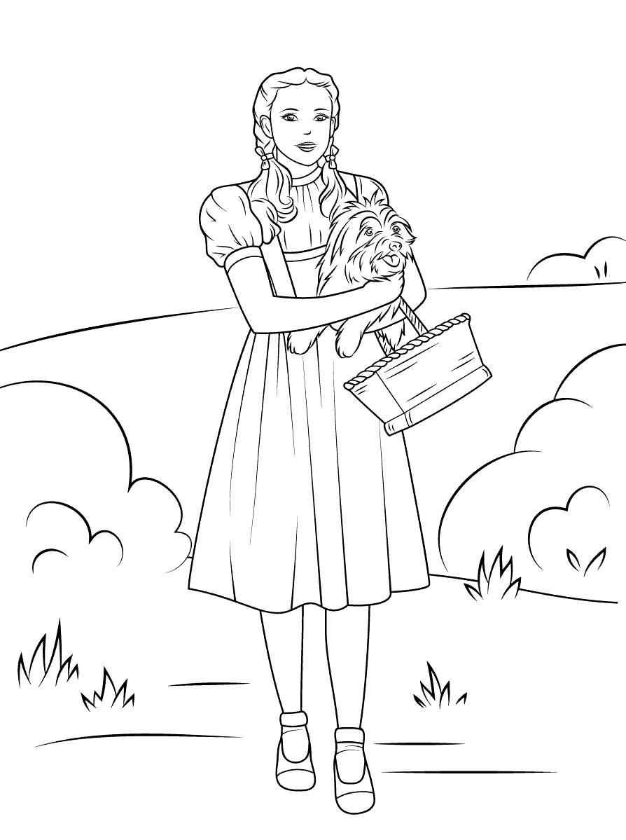 Wizard Of Oz Coloring Printable Coloring Pages