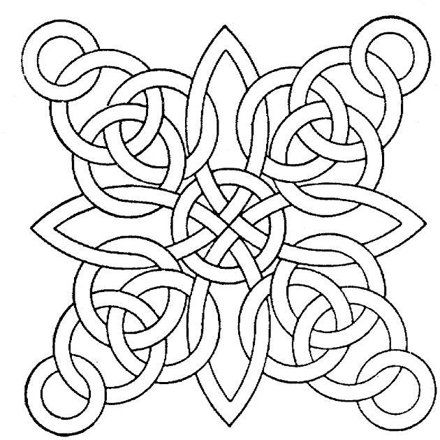 Free Adult Geometric Shapes Coloring Pages printable