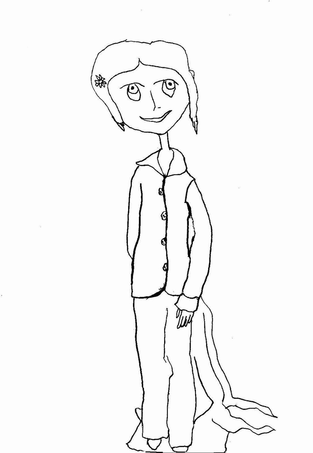 Coraline Coloring Pages Hand Drawing - Free Printable Coloring Pages