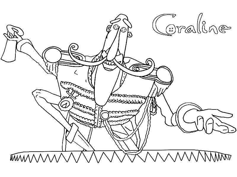 Free Coraline Coloring Pages Mr Robinsky printable